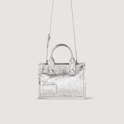 Mulheres Sandro Paris Bolsa Kasbah Pequena De Couro Metalico