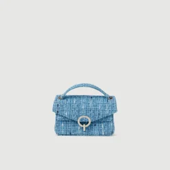 Mulheres Sandro Paris Bolsa Pequena Em Sarja Yza