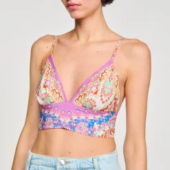 Mulheres Sandro Paris Bralette Estampado