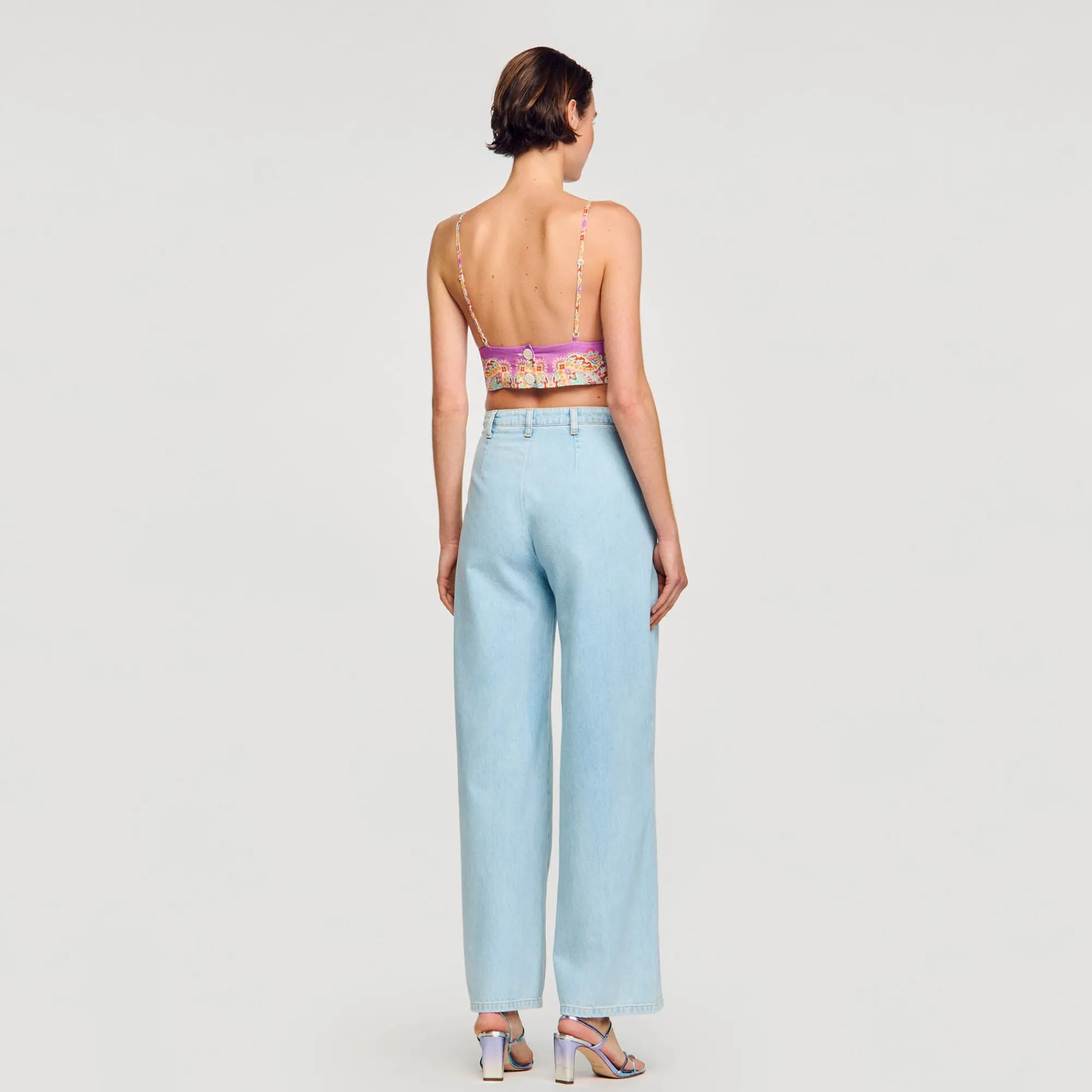 Mulheres Sandro Paris Bralette Estampado