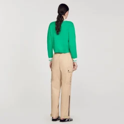 Mulheres Sandro Paris Calça Cargo