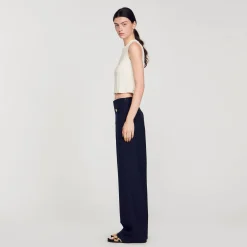 Mulheres Sandro Paris Calça Larga