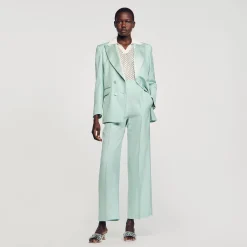 Mulheres Sandro Paris Calça Larga