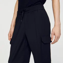 Homem Sandro Paris Calças Cargo Elasticas