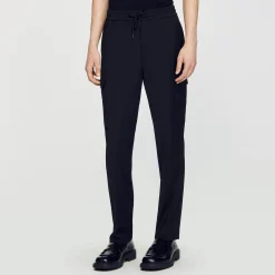 Homem Sandro Paris Calças Cargo Elasticas