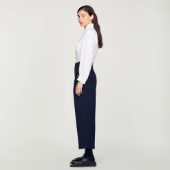 Mulheres Sandro Paris Calças De Corte Largo