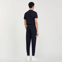 Homem Sandro Paris Calças De Jogging Em Malha