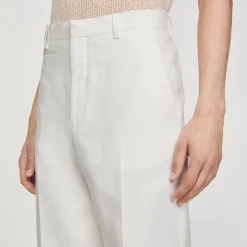 Homem Sandro Paris Calças De Linho E Algodao