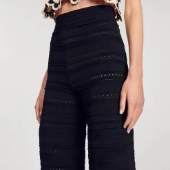 Mulheres Sandro Paris Calças De Malha