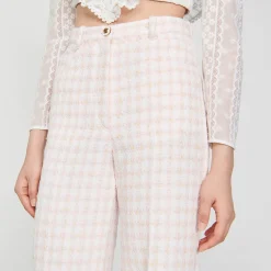 Mulheres Sandro Paris Calças De Sarja