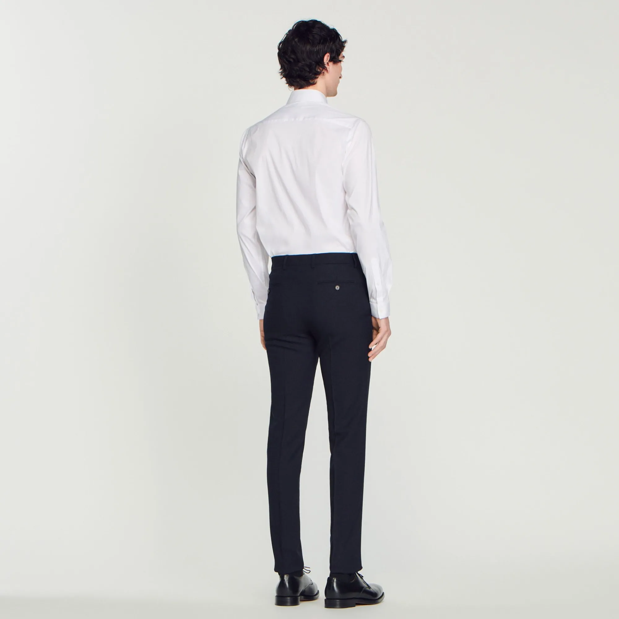 Homem Sandro Paris Calças De Terno De La