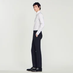 Homem Sandro Paris Calças De Terno De La