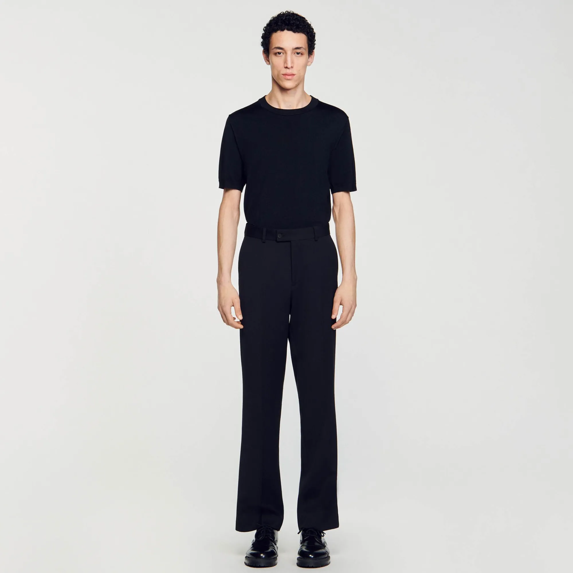 Homem Sandro Paris Calças Mistura De La