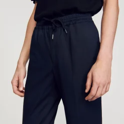 Homem Sandro Paris Calças Retas Elasticas