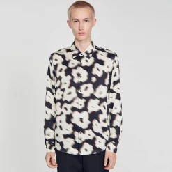 Homem Sandro Paris Camisa Com Estampa Floral