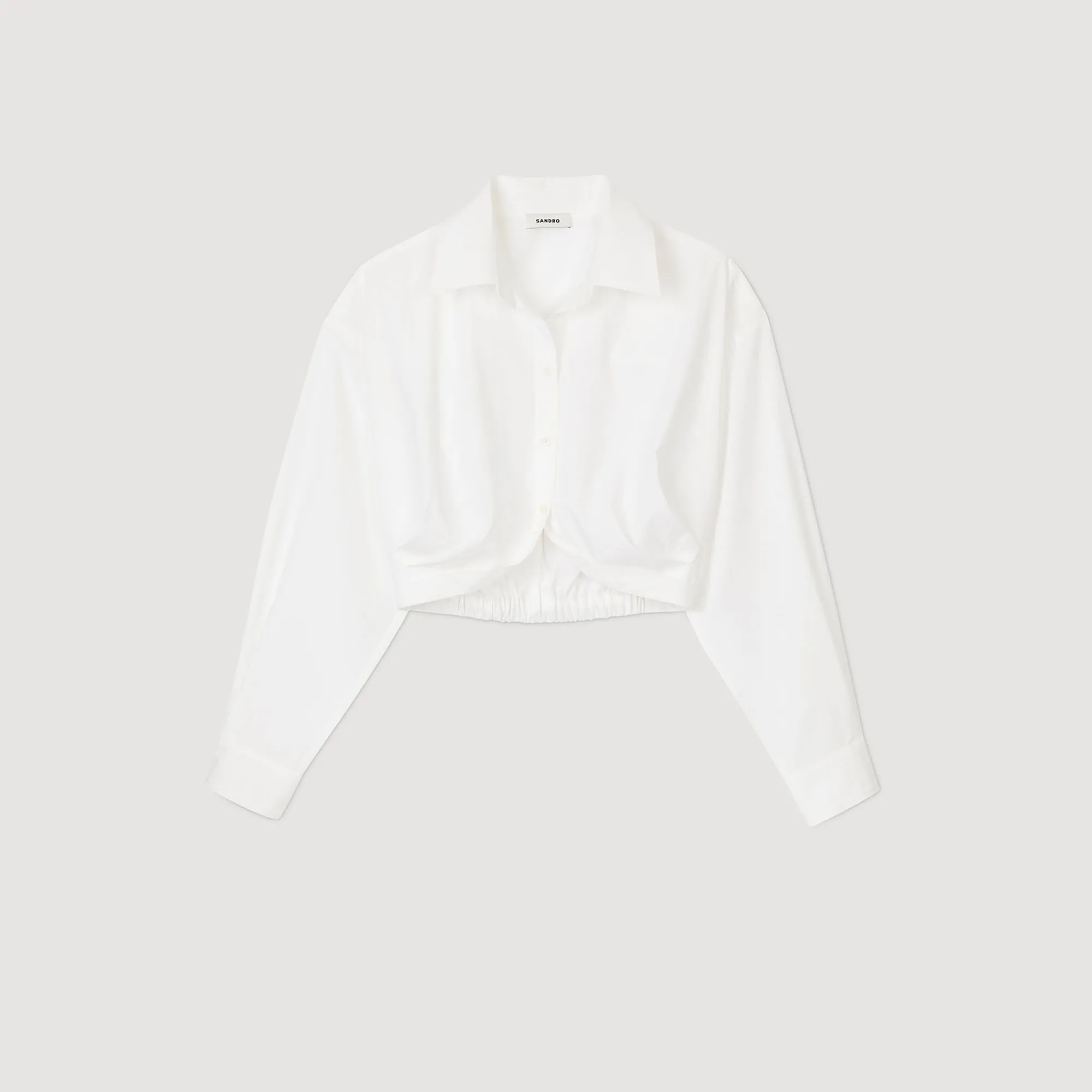 Mulheres Sandro Paris Camisa Cortada Torcida