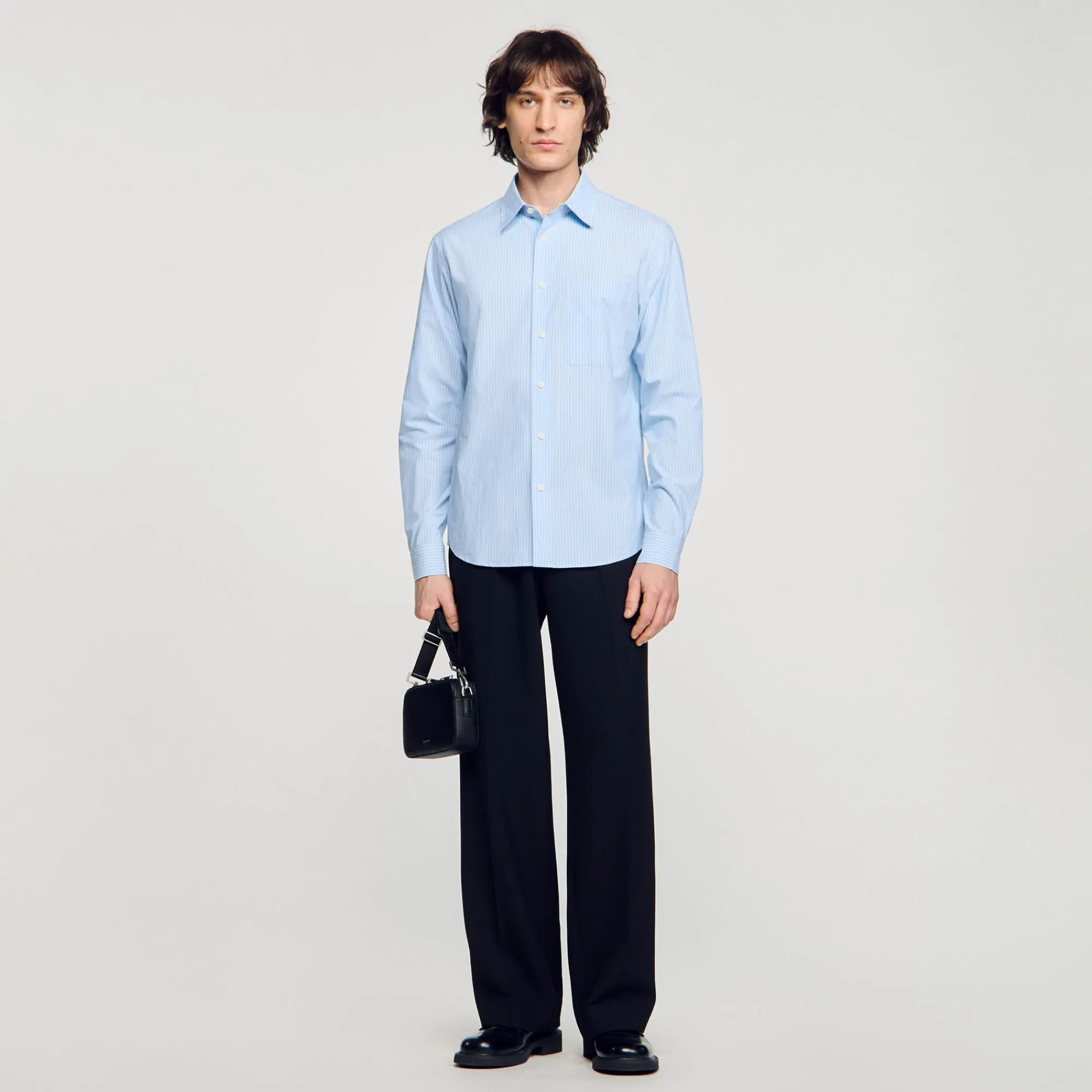 Homem Sandro Paris Camisa De Algodao