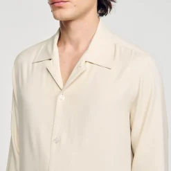 Homem Sandro Paris Camisa Fluida