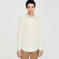 Homem Sandro Paris Camisa Fluida