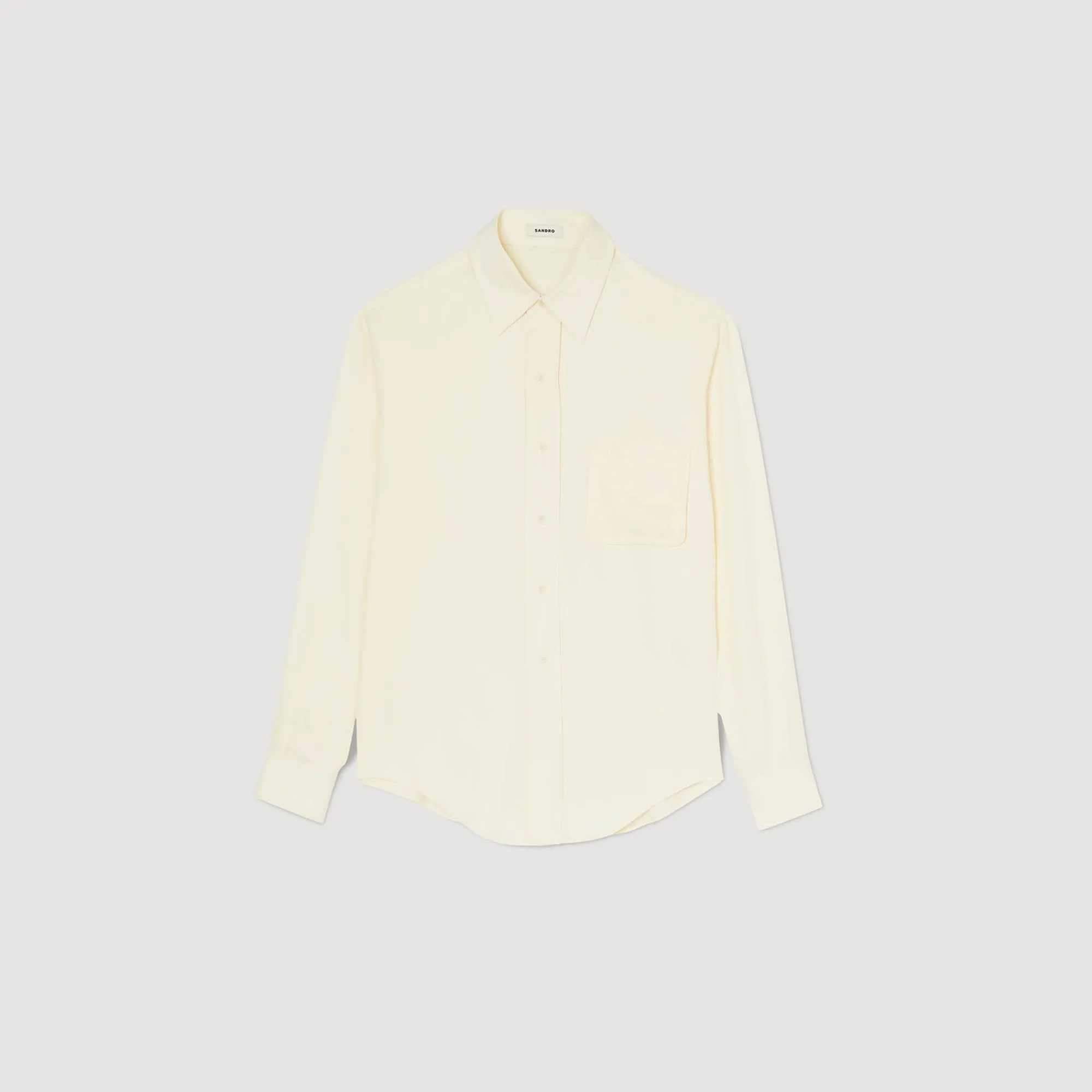 Homem Sandro Paris Camisa Fluida