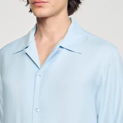 Homem Sandro Paris Camisa Fluida