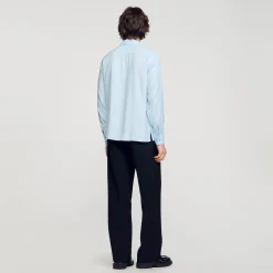 Homem Sandro Paris Camisa Fluida