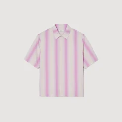 Homem Sandro Paris Camisa Listrada