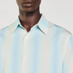 Homem Sandro Paris Camisa Listrada