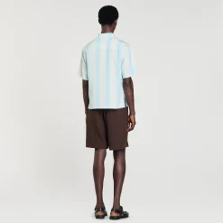 Homem Sandro Paris Camisa Listrada