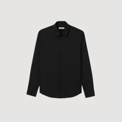 Homem Sandro Paris Camisa Slim Fit De Algodao Stretch