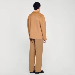 Homem Sandro Paris Camiseta Com Ziper