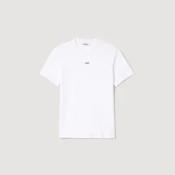 Homem Sandro Paris Camiseta De Manga Curta