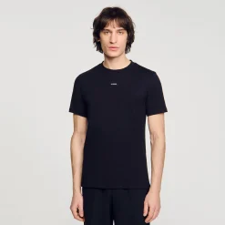 Homem Sandro Paris Camiseta De Manga Curta