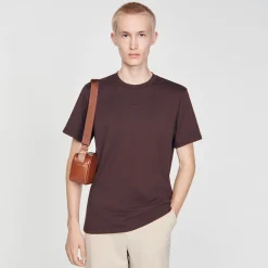 Homem Sandro Paris Camiseta De Manga Curta