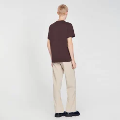 Homem Sandro Paris Camiseta De Manga Curta