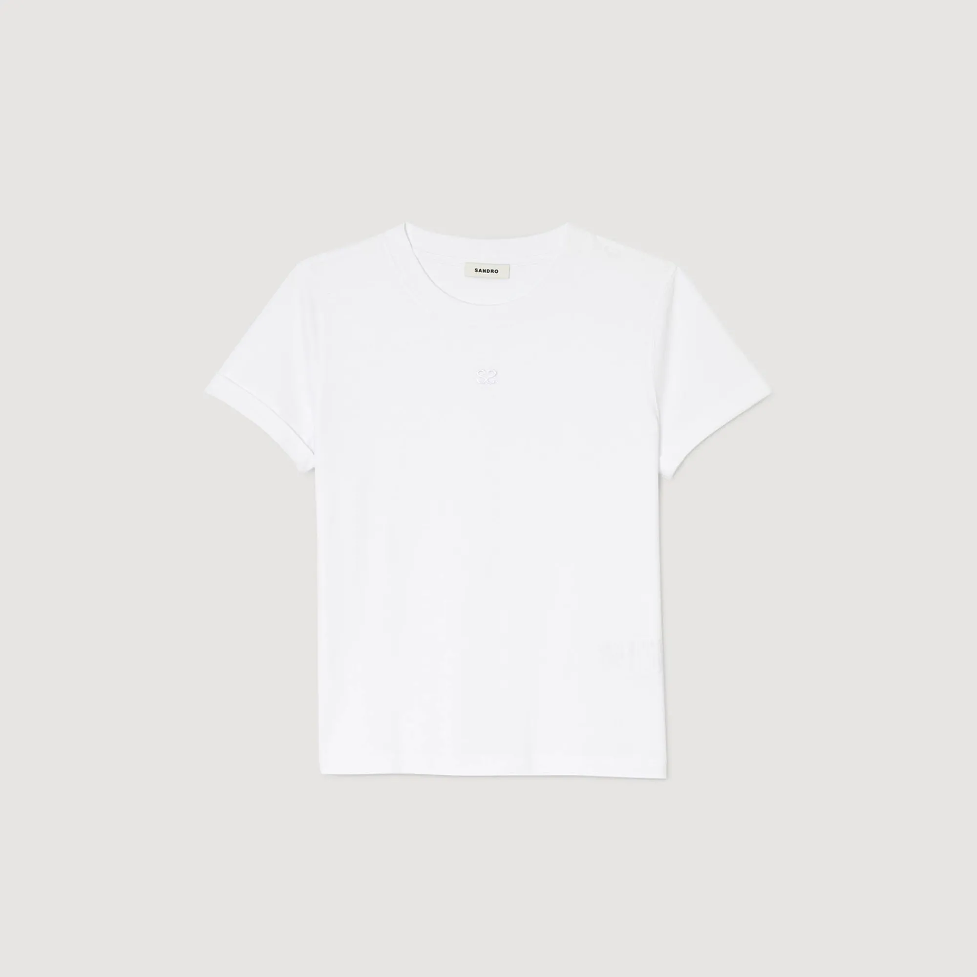 Mulheres Sandro Paris Camiseta Duplo S