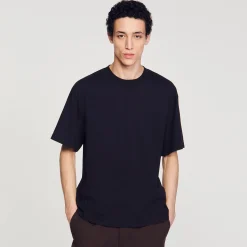 Homem Sandro Paris Camiseta Grande