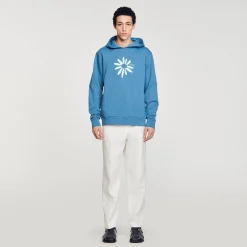 Homem Sandro Paris Capuz De Algodao Com Flor