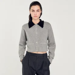 Mulheres Sandro Paris Cardiga Curto