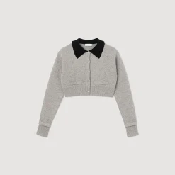 Mulheres Sandro Paris Cardiga Curto