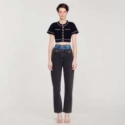 Mulheres Sandro Paris Cardiga Curto