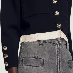 Mulheres Sandro Paris Cardiga De Camisa