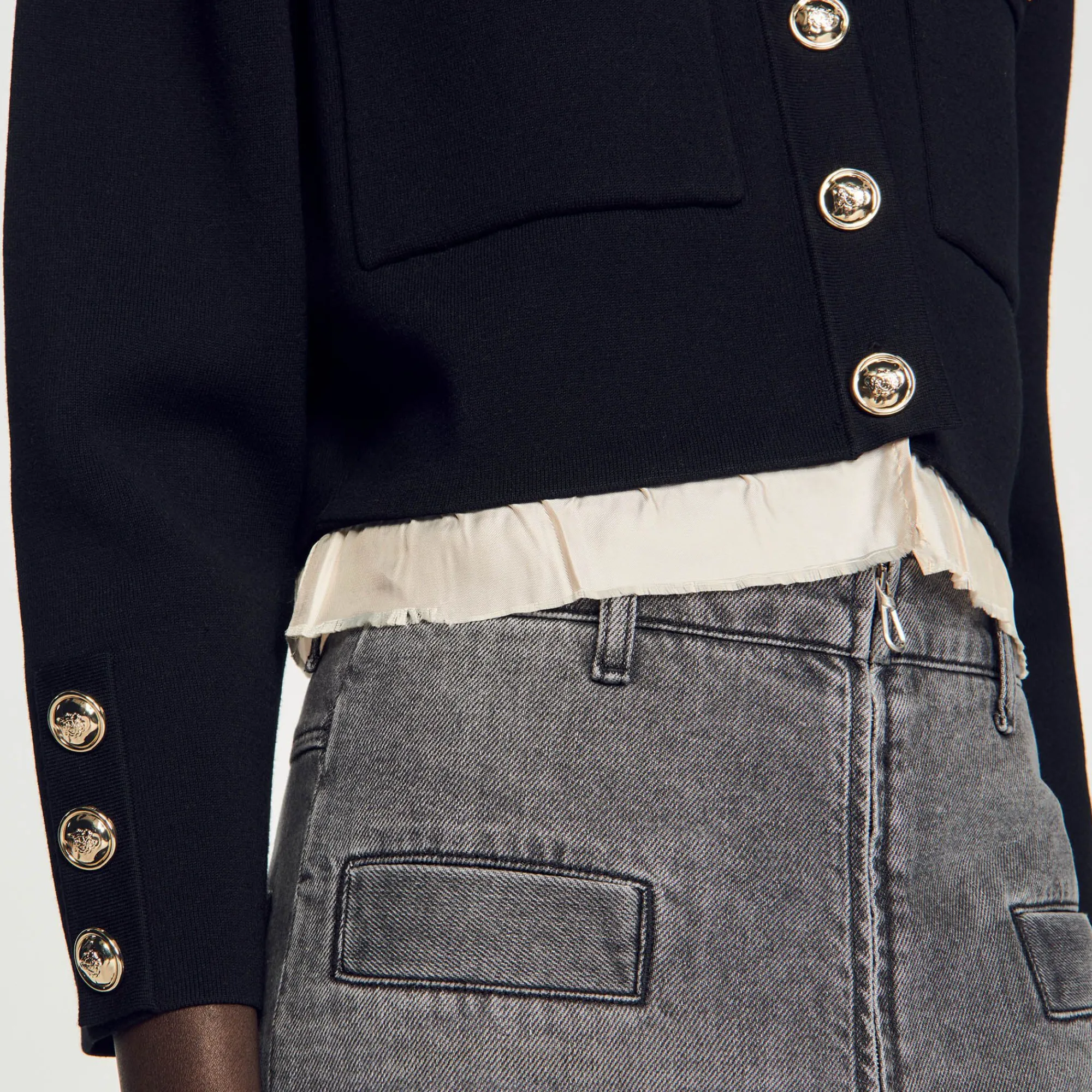 Mulheres Sandro Paris Cardiga De Camisa