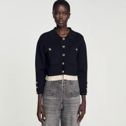 Mulheres Sandro Paris Cardiga De Camisa