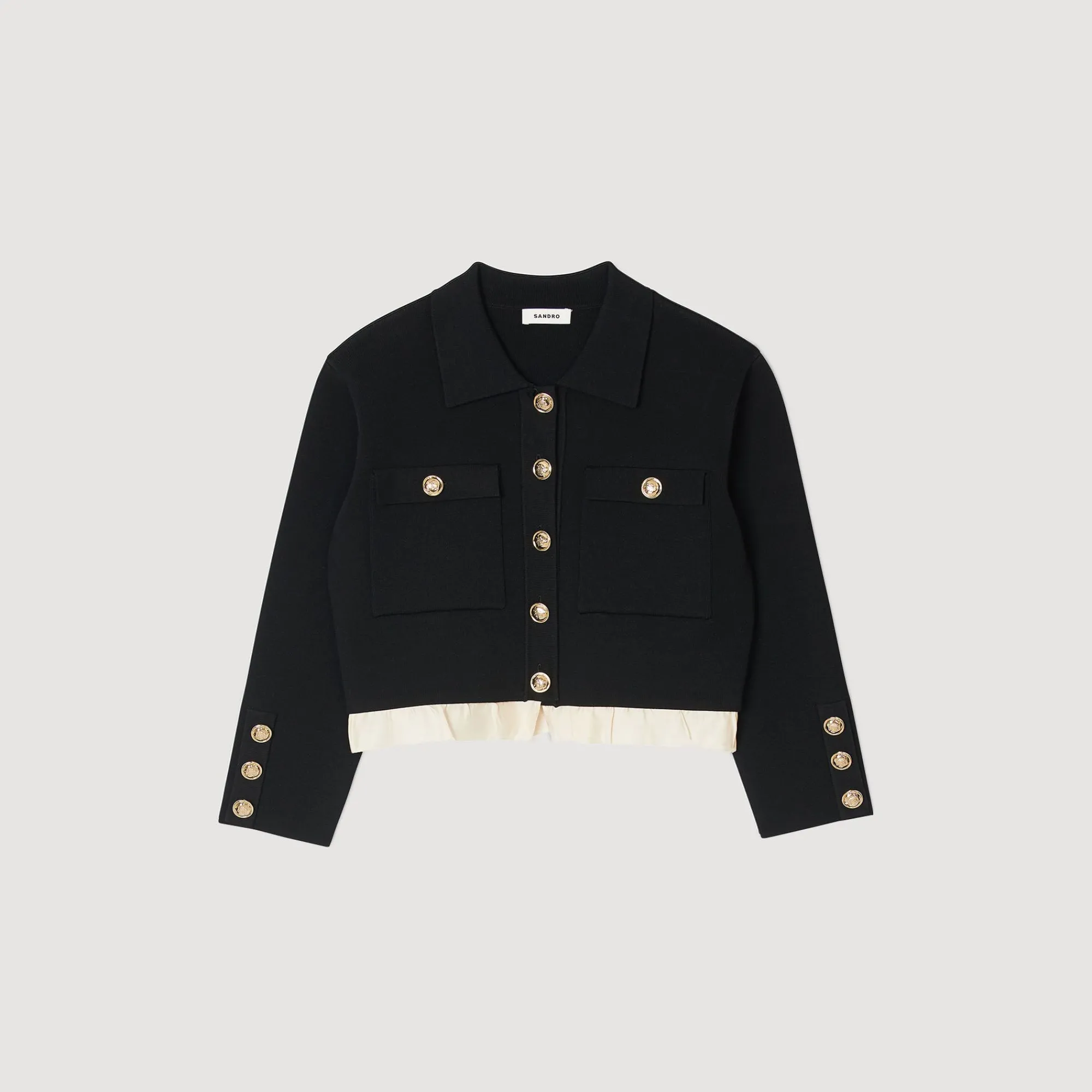 Mulheres Sandro Paris Cardiga De Camisa