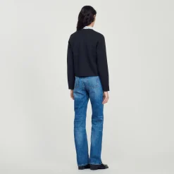 Homem Sandro Paris Cardiga De La Certificado