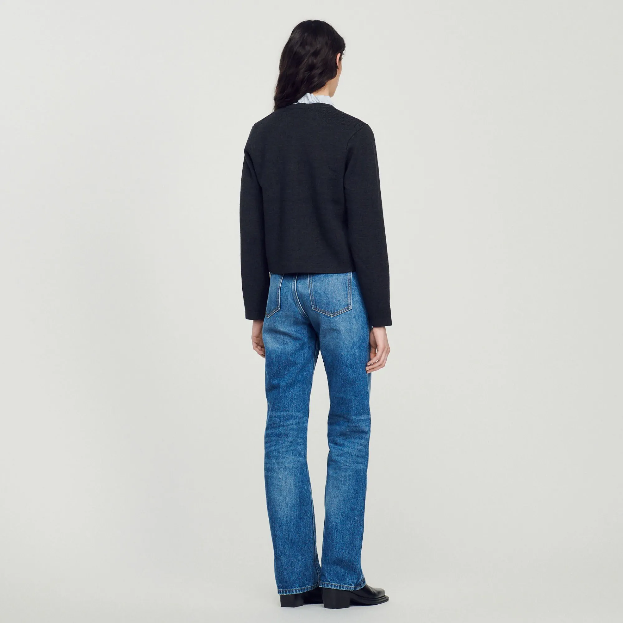 Homem Sandro Paris Cardiga De La Certificado