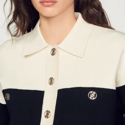 Mulheres Sandro Paris Cardiga De Viscose Certificado