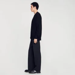 Homem Sandro Paris Cardigan De Iaque