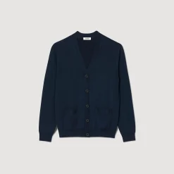 Homem Sandro Paris Cardigan De Malha